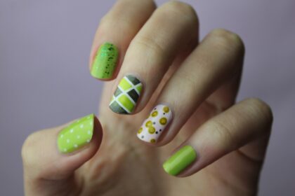 nail art, manicure, nature