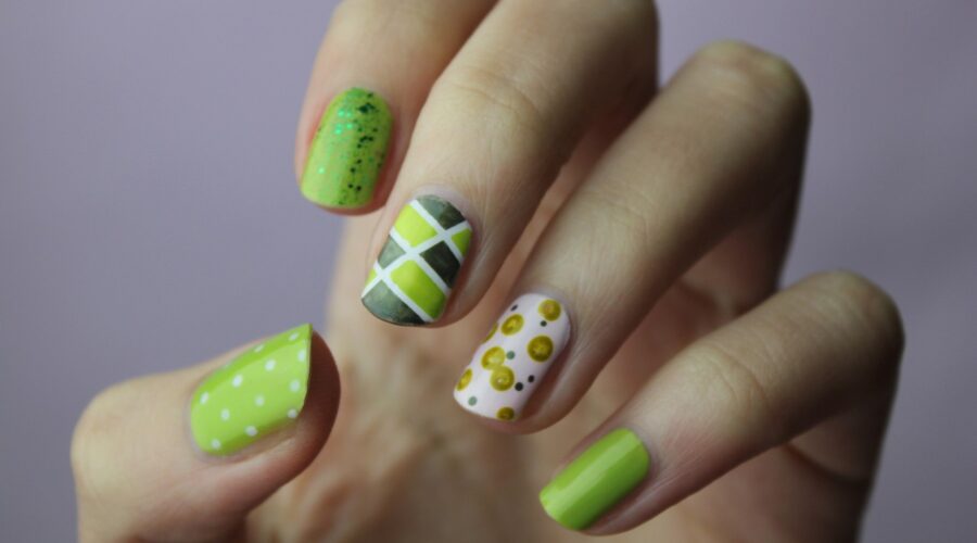 nail art, manicure, nature