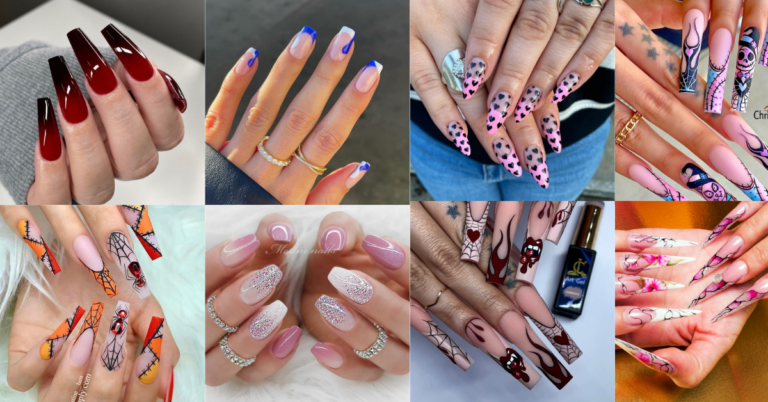 8 simple yet stunning nail designs that are fun, trendy, and easy to recreate. Perfect for acrylic, gel, and minimalist nail lovers!